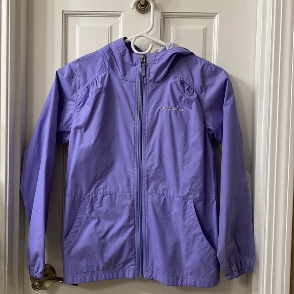 Columbia girls raincoat size M